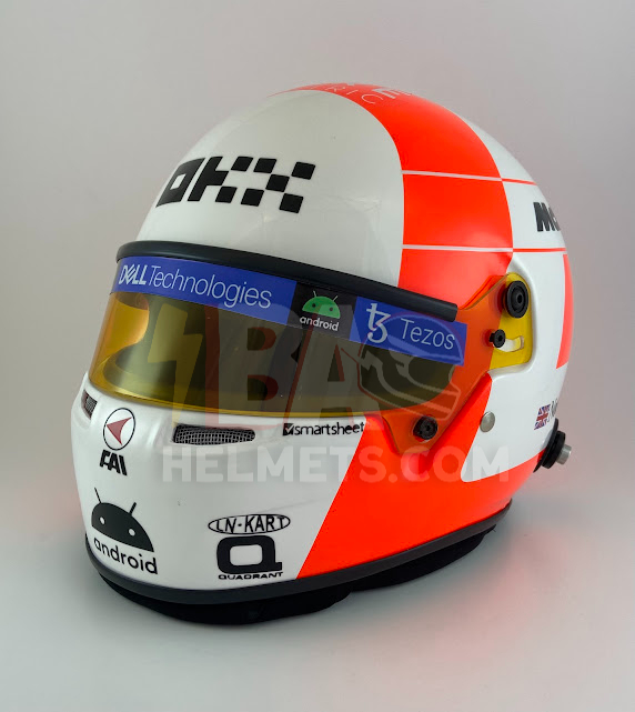 Lando Norris 2022 Monaco F1 Helmet