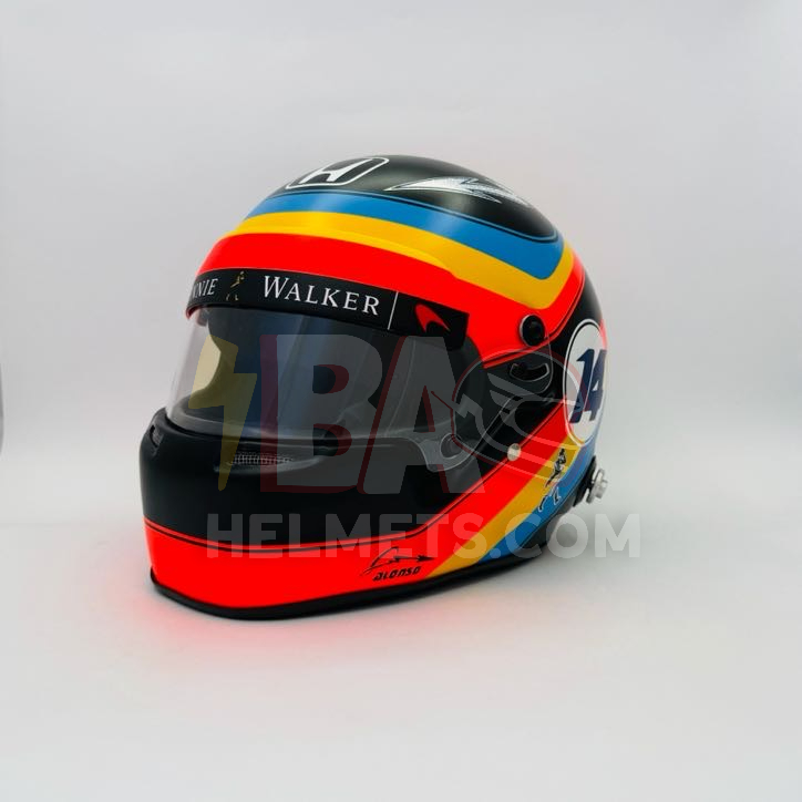 Fernando Alonso 2017 Texas F1 Helmet
