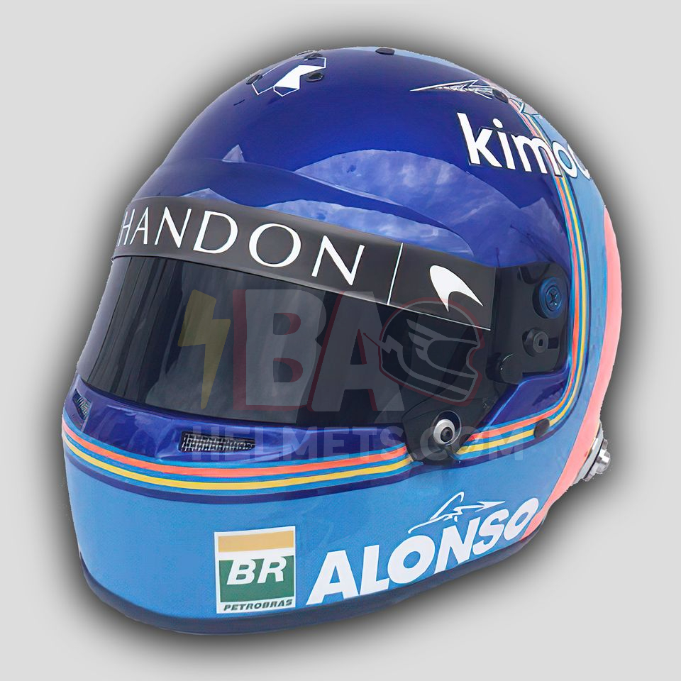 Fernando Alonso 2018 F1 Helmet
