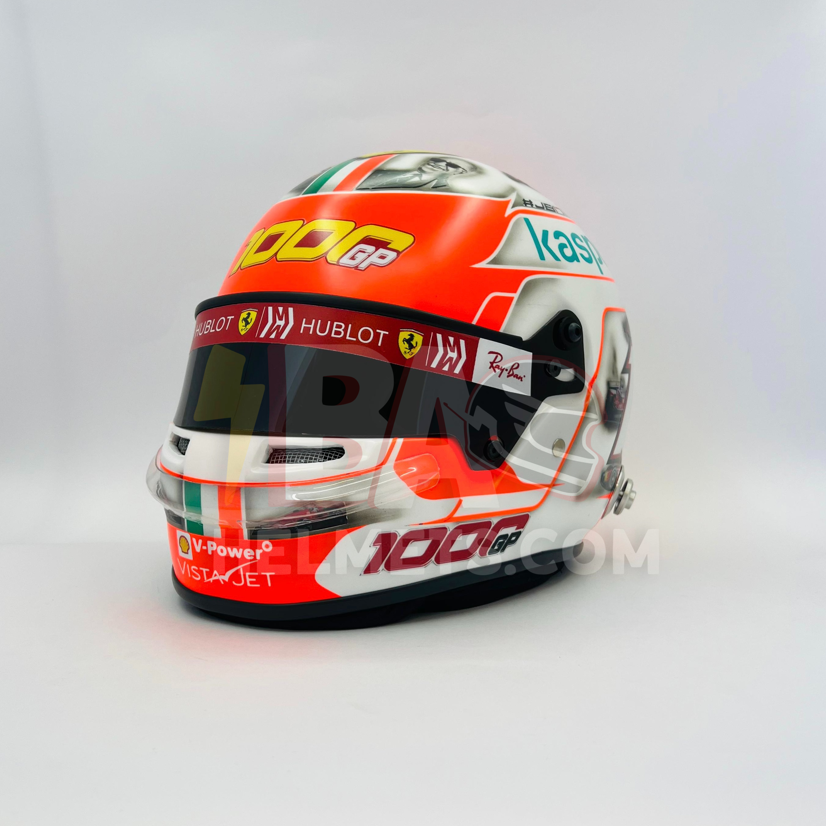 Charles Leclerc 2020 Mugello 1000 GPS F1 Helmet