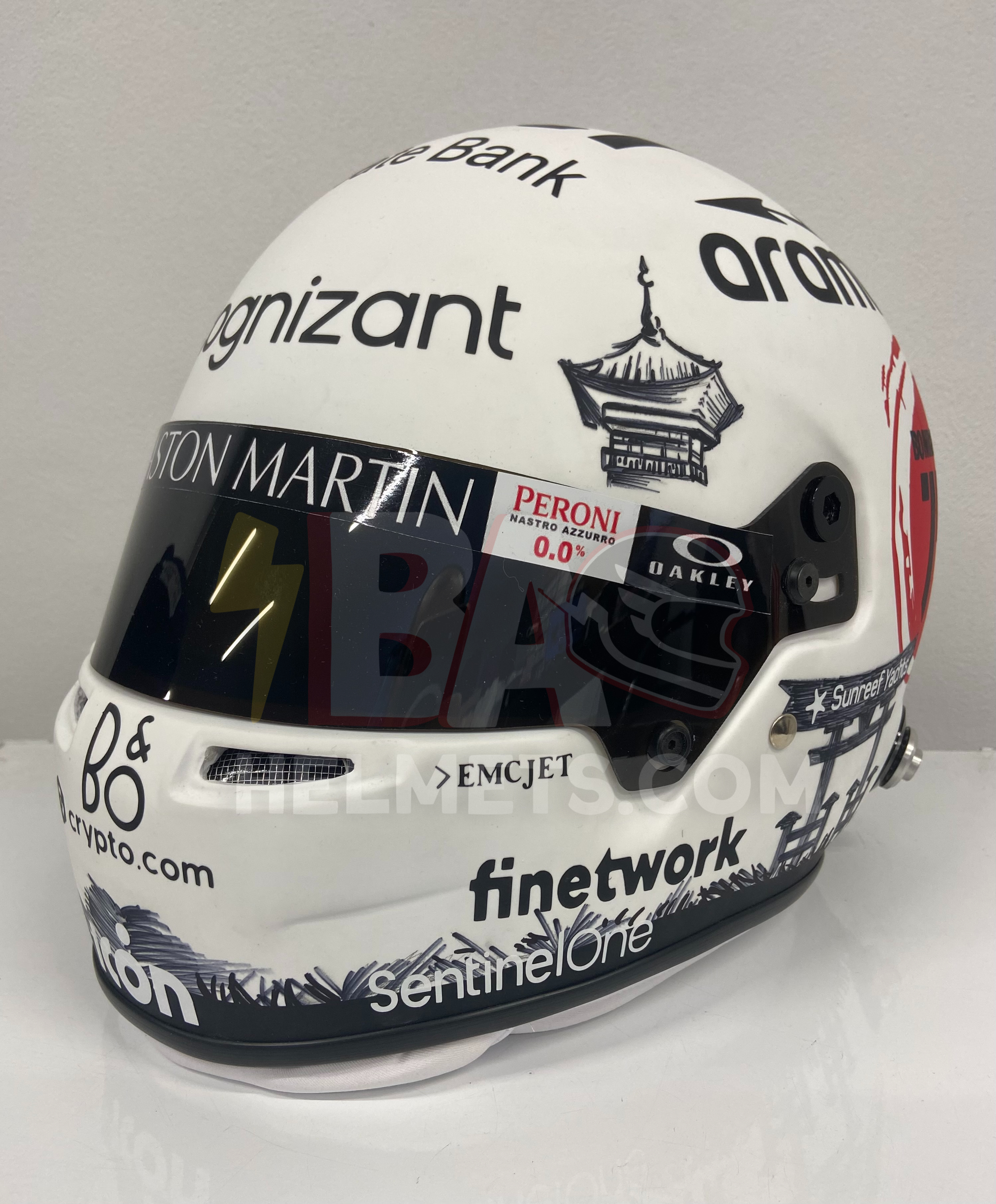 Fernando Alonso 2023 Japan F1 Helmet