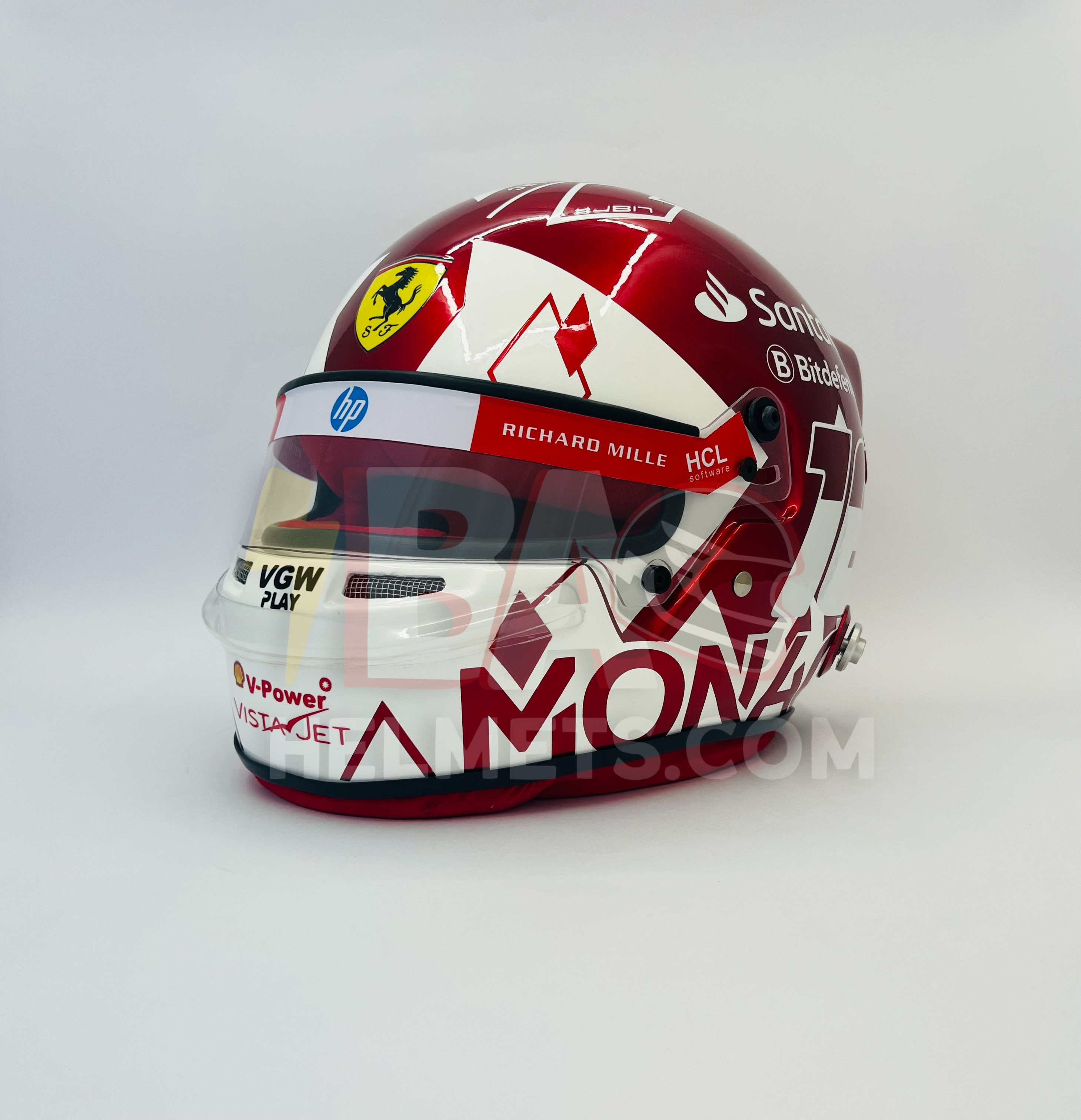 Charles Leclerc 2024 Monaco F1 Helmet
