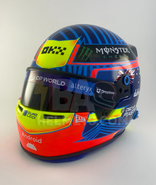 Oscar Piastri 2024 F1 Helmet