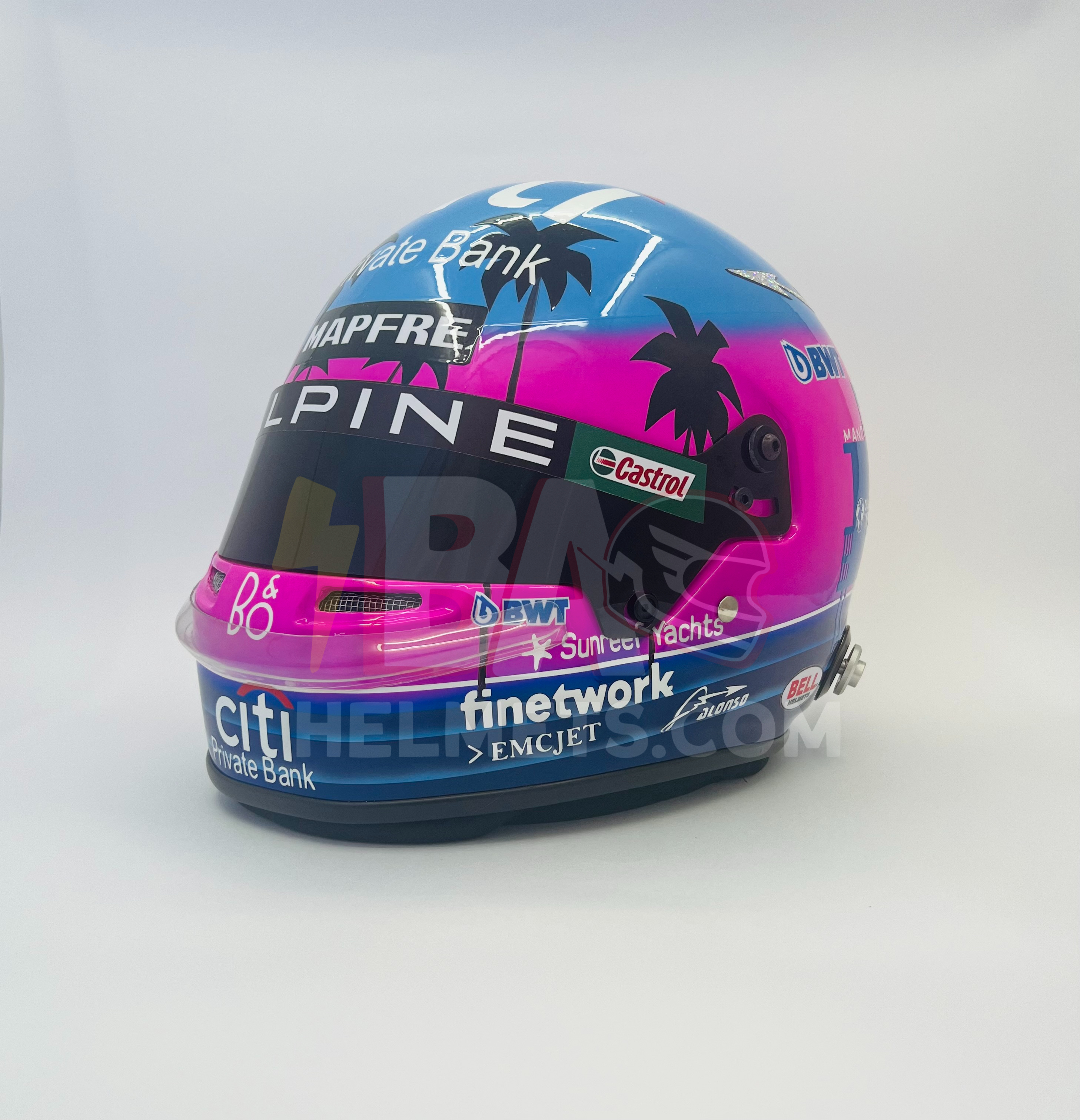 Fernando Alonso 2022 Miami F1 Helmet